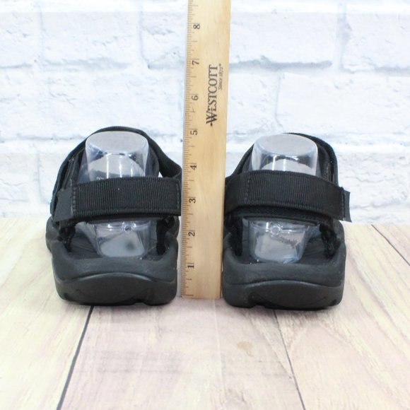 TEVA Black Nylon Hurricane Trail Sport Hiking Water Adjustable Sandals Size 11 - Picture 8 of 9